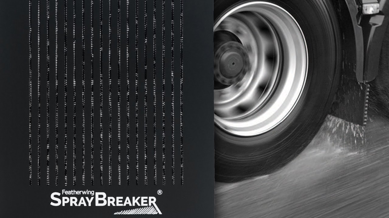 Aerodynamic SprayBreaker™ Mud Flaps YouTube