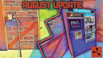TinCan Alarm and New Tool Cupboard Skin - Rust Update August 