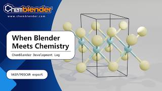 VASP/POSCAR file export of MoS2, just using Blender | Quick Tutorial (2 mins)