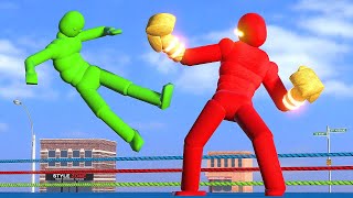 Super Boxer NPC Fights the Smart AI! (with Active Ragdoll Physics)