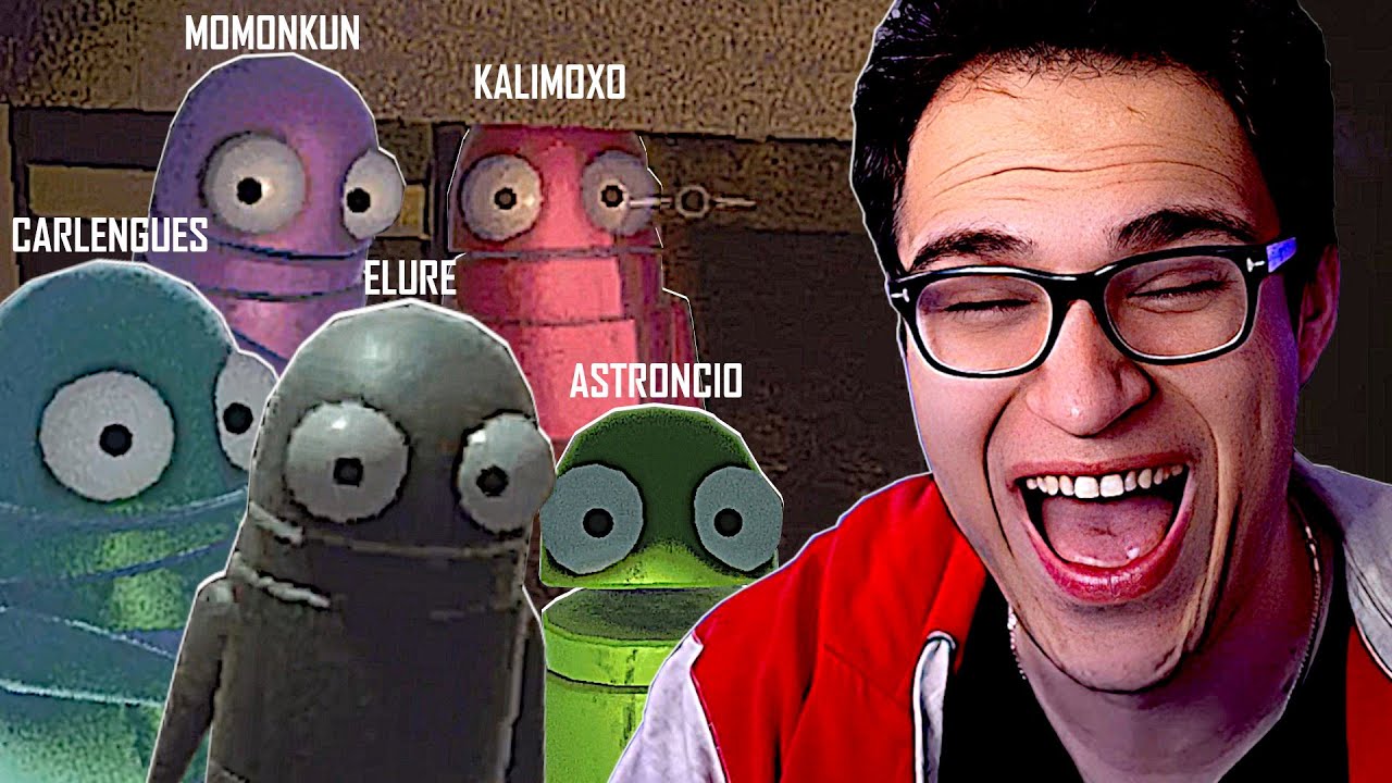 😂 MEJORES MOMENTOS en R.E.P.O. con MOMONKUN, ELUREVT, ASKALPLAY y POKECARLENGUES
