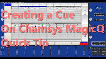 Creating a Cue Chamsys MagicQ | Quick Tip