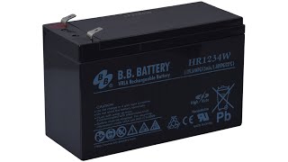 B.B. Battery HR1234W 12V 8,5Ah zselés akkumulátor