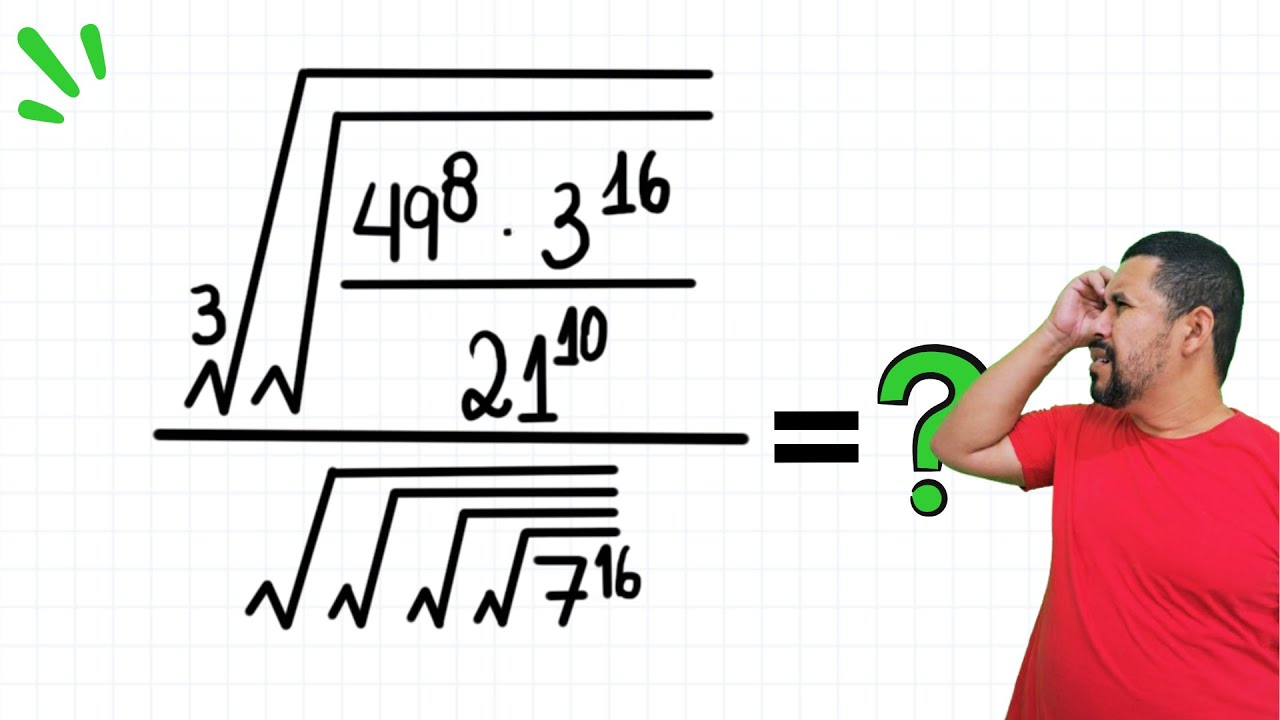 COMO RESOLVER essa Expressão com Potências e Raízes