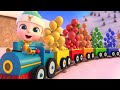 The color train song  colors for kids   kids songs  nursery rhymes  nunu tv