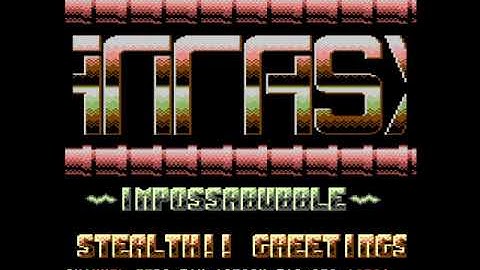 Fantasy Intro - Commodore 64 - C64 - Impossabubble - Cracktro NTSC