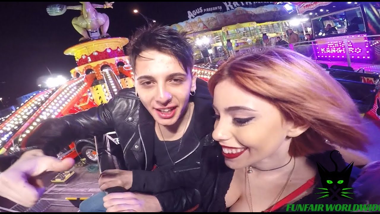 Tamassia's MEGA KANGURO: Epic Jump & Smile Onride POV at Fiera di Morti Perugia 2016! 🇮🇹