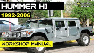 Athlete Statistics HUMMER H1 (1992-2006) Workshop Manual - How to DOWNLOAD the PDF in ENGLISH - Repair Service Guide