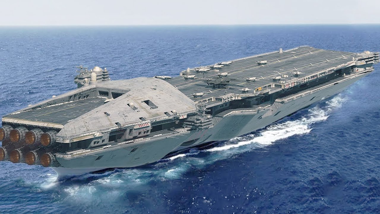 US Is Testing It's New Gigantic $13 Billions Aircraft Carrier - YouTube