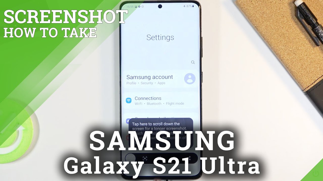 How to Take Screenshot in SAMSUNG Galaxy S21 Ultra