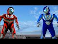ULTRAMAN GEED & ULTRAMAN GEED TAG TEAM MODE - ULTRAMAN FIGHTING EVOLUTION 3