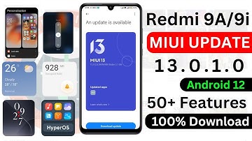 Redmi 9A/9i MIUI 13.0.1. Update [ Android 13 ] Download Link | 50+ Features | Redmi 9A/9i New Update