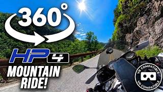 360° BMW HP4 Mountain Ride | Look Anywhere VR compatible.