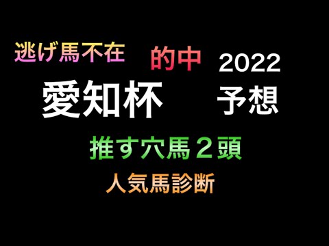 【競馬予想】 愛知杯 2022 予想