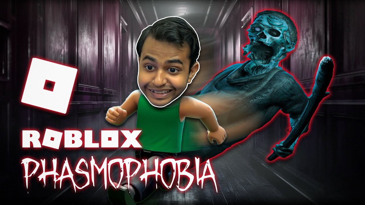 INDIAN GAMER HUNTS GHOSTS in ROBLOX! (Phasmophobia)