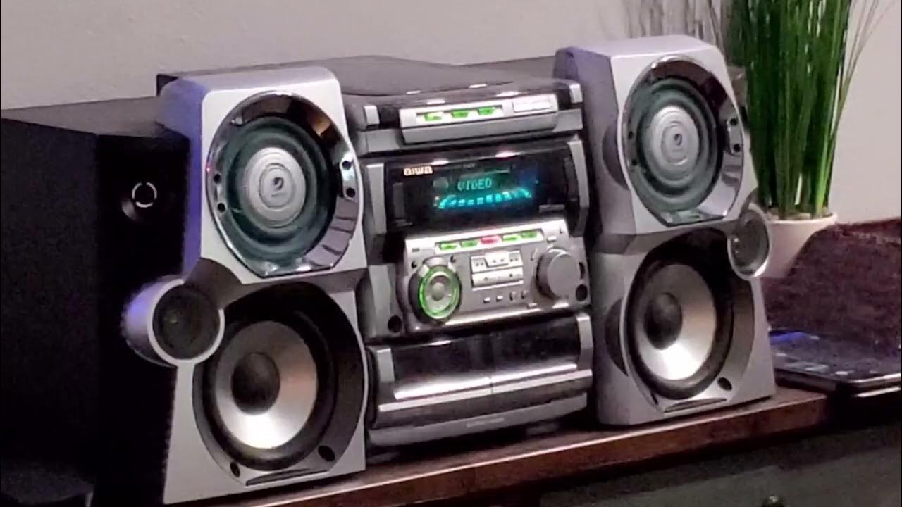 Aiwa CXNA707 amp with Philips Speakers! YouTube