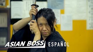 Conoce a un samurái de verdad (Corte de bala a 360 km/h) | Asian Boss Español