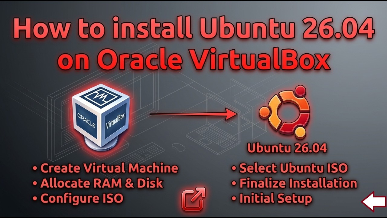 How to install Ubuntu 26.04 LTS on VirtualBox - YouTube