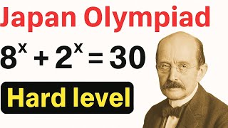 Solve 8^x + 2^x = 30 | Japan Math Olympiad Problem | Algebra Trick Explained | Math Olympiad | Math