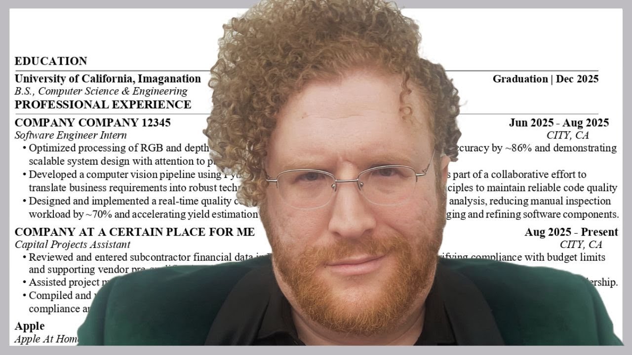 Why New Grad Software Engineers CAN'T Get a Job | Recruiter Reviews Resume