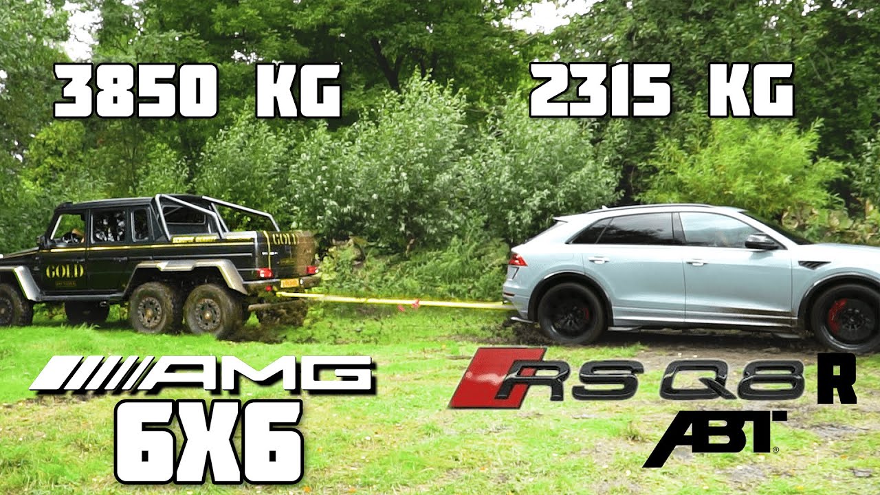 Mercedes G63 6X6 Tegen Audi RSQ8 ABT Van Royalistiq