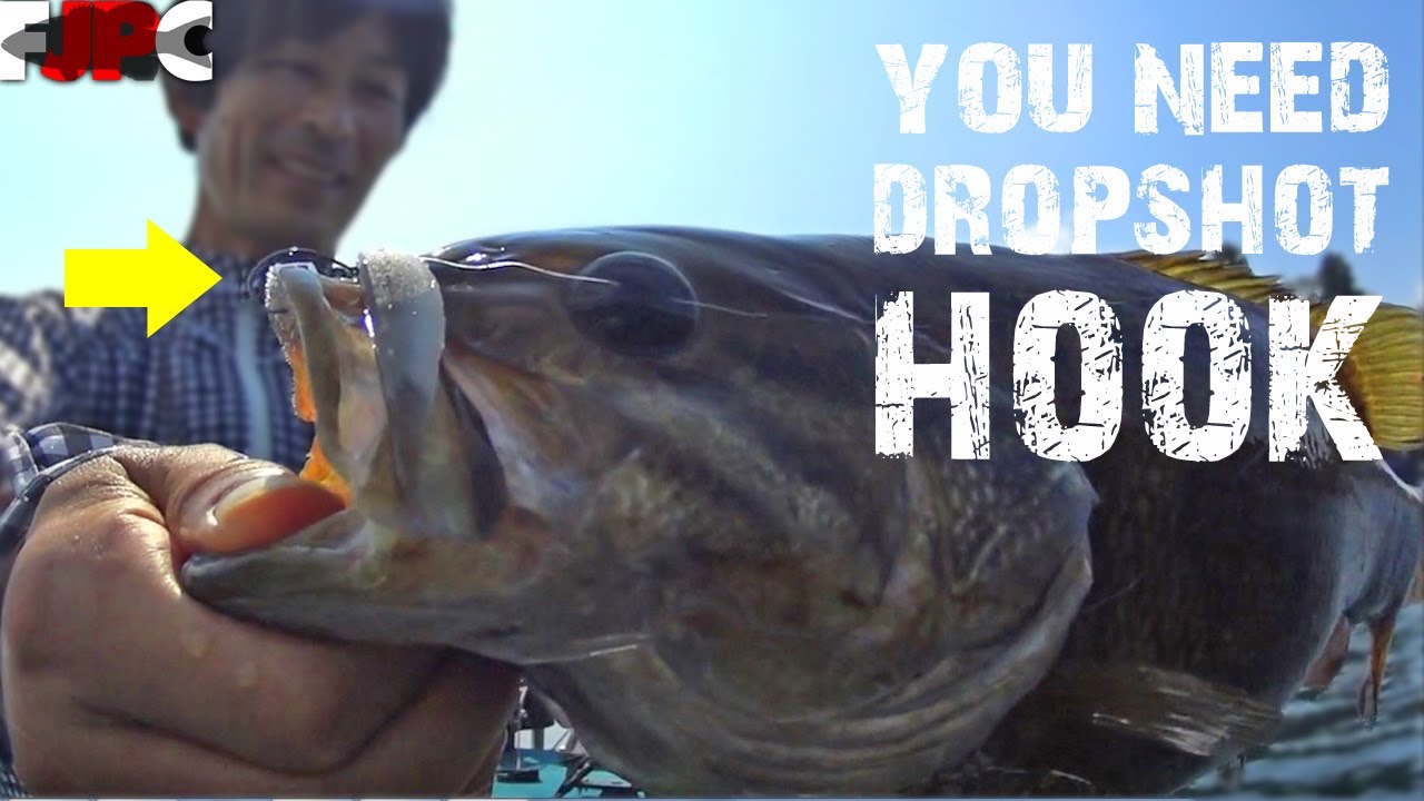 This is a hook you need for Japanese bass fishing on Ultra Light Line drop shot fishing.