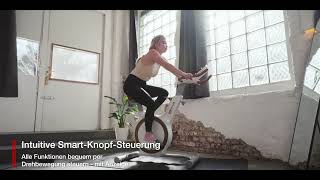 Heimtrainer Ergometer H12 Fitnessbike Für Zuhause Mit Bluetooth Asviva