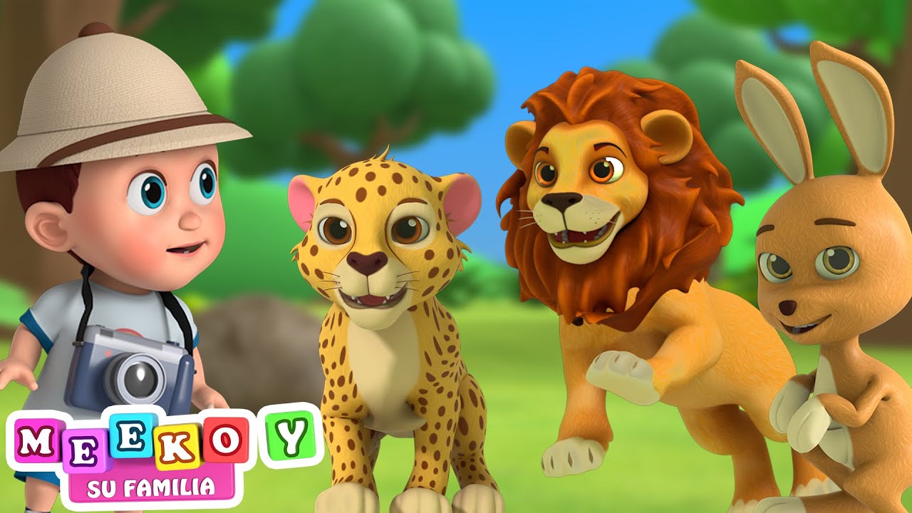 Muévete como los animales | Canciones de animales para niños | Meeko's Family en Español