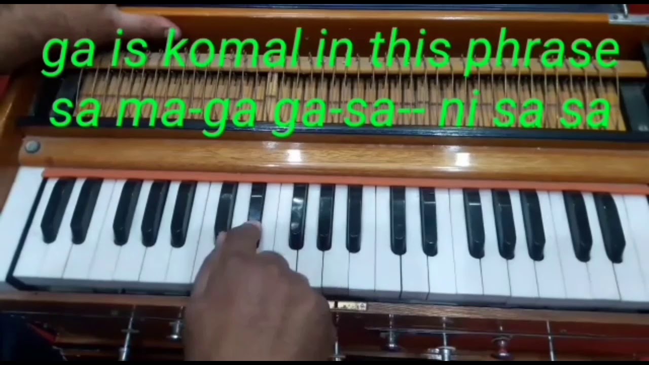Ae Ajnabi harmonium tutorial with notes bolleywood songs lessons