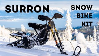Celebrity Sur ron snowbike kit testdrive Wealth