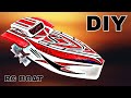 How to make RC Boat | Using Thermocol |