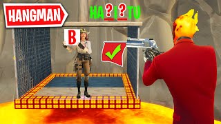 *SCHWER* ERRATE das WORT im HANGMAN Modus in Fortnite!