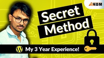 Secure WordPress Website From Hackers in Hindi | 3 Easy WordPress Security Methods | HDM