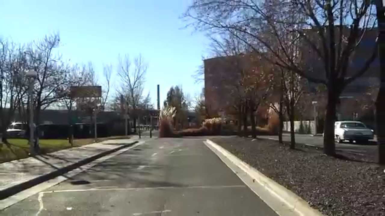 Time lapse driving across Auraria campus