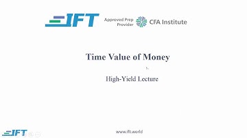 Level I CFA: High-Yield Lecture - R06 Time Value of Money