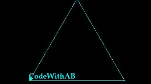 Draw Triangle Using Turtle in Python || Turtle || Python