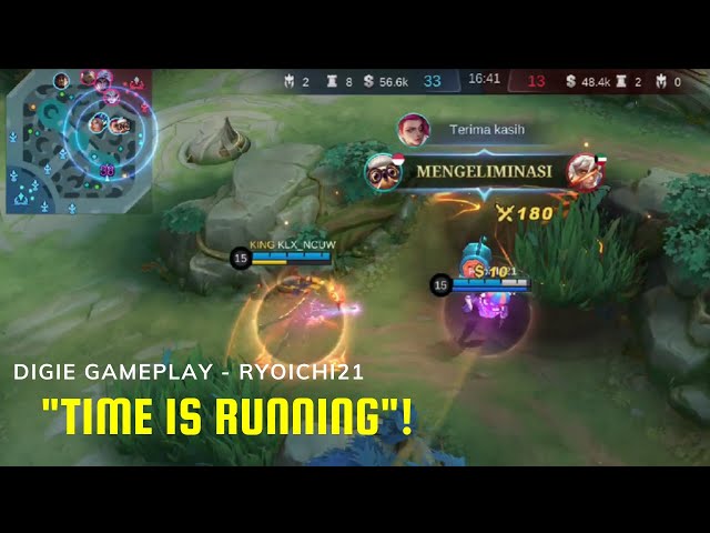 [Mobile Legends] Diggie Gameplay Time is running! - Ryoichi21 class=