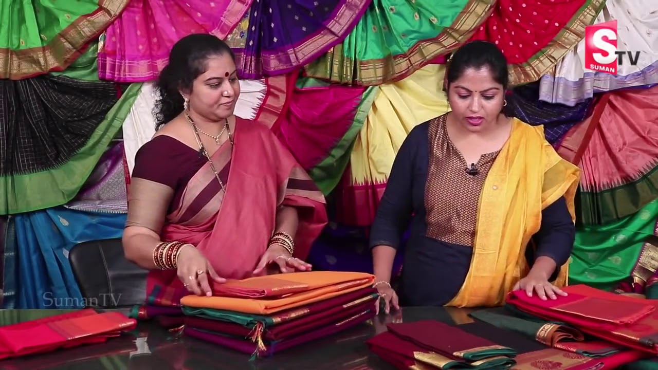 Cotton Sarees wholesale and Retail | Samprada Sarees | Designer Blouses | SumanTv
