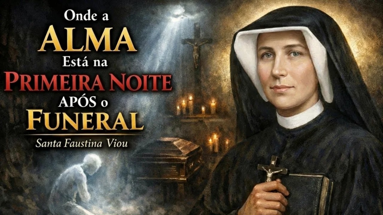 Santa Faustina viu onde a alma está na PRIMEIRA NOITE após o funeral