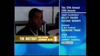 CBS Split Screen Credits (November 5, 2003)
