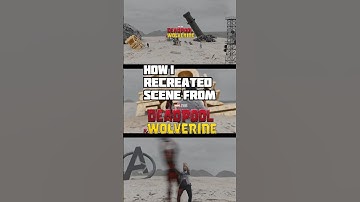 How I Recreated Scene From Deadpool & Wolverine Using Blender & AE #deadpool #vfx #blender #shorts