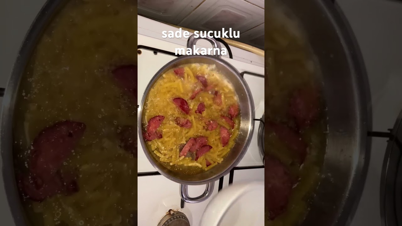 Sade sucuklu makarna #sorhts