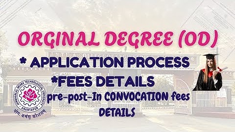 JNTUA//ORGINAL DEGREE APPLICATION PROCESS IN CONVOCATION 2025//FEES DETAILS//OD