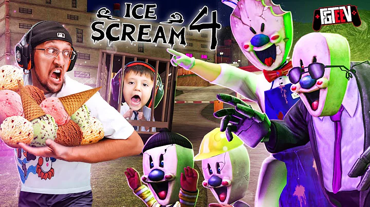 ICE SCREAM 4:  Rod Scares the FGTeeV Family IRL (F...