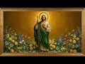 Classic St. Jude Thaddeus TV Art | Sacred Frame Gallery 4K Screensaver | Floral Display No Audio