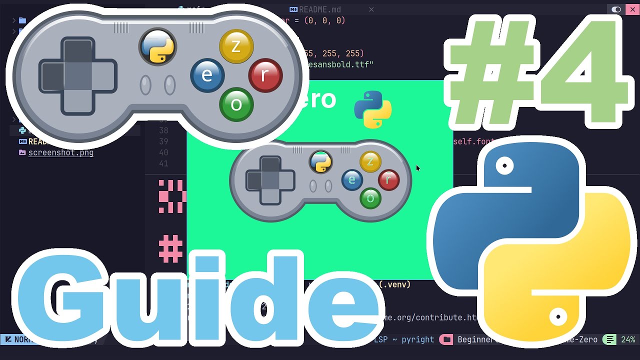 04 - Sound and Music - Beginners Guide to Pygame Zero. - YouTube