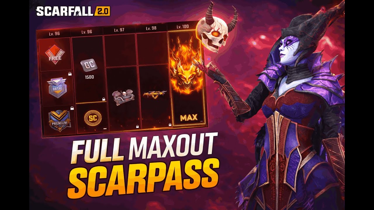 SCARFALL 2.0 SEASON 3 SCARPASS FULL MAXOUT  @ScarFall2.0Creators   