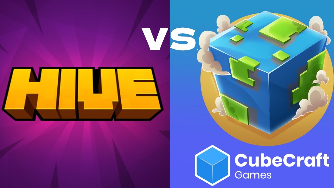 Hive vs. Cubecraft, Comparing Minecraft Bedrocks Biggest Servers - YouTube