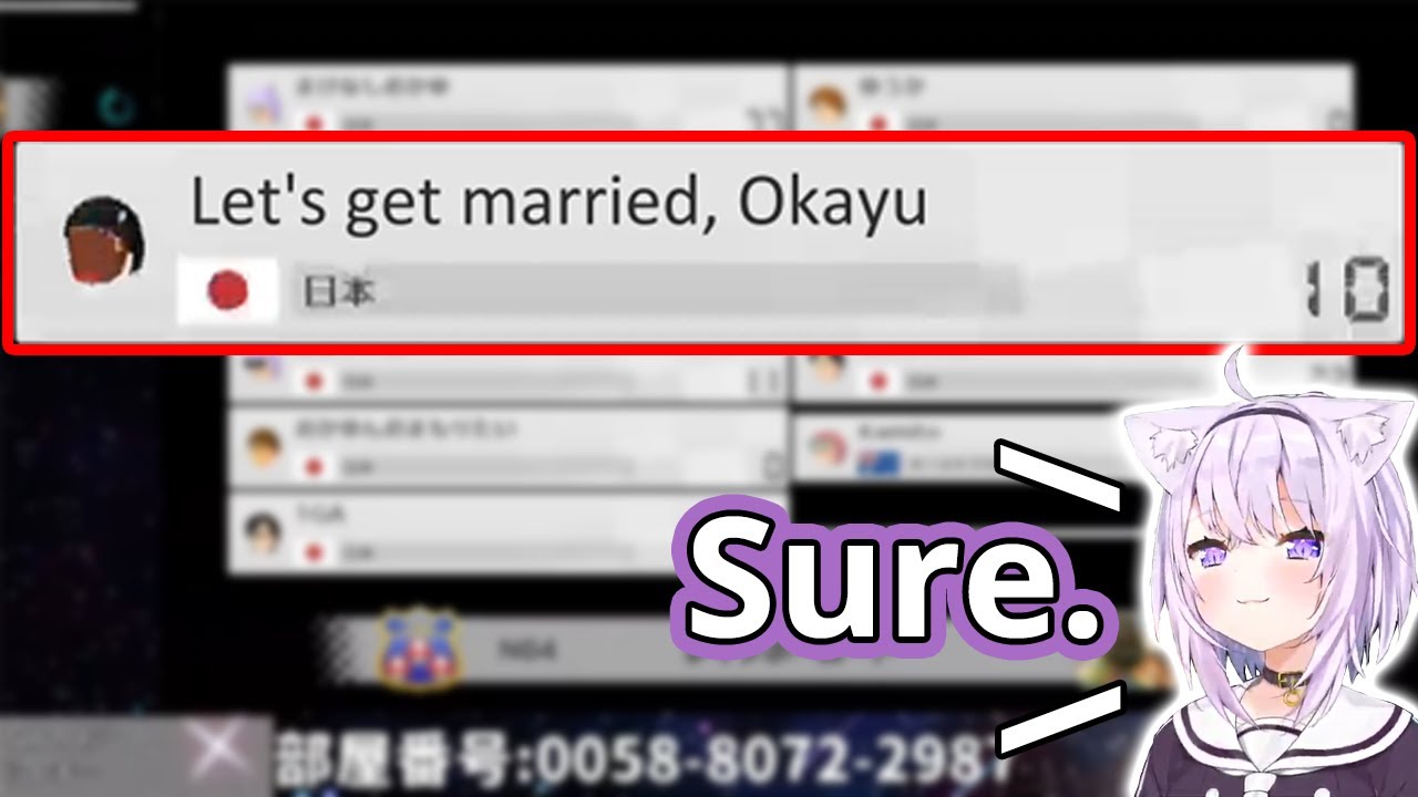 Okayu Gets Married [Nekomata Okayu]