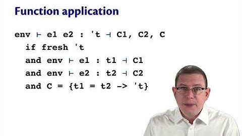 Inference of Applications | OCaml Programming | Chapter 9 Video 42